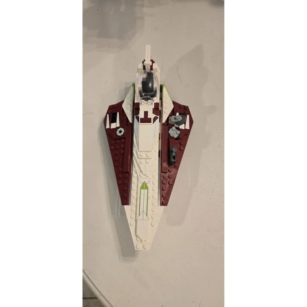 LEGO Star Wars Obi-Wan Kenobi's Jedi Starfighter Set 75333 No Minifigures As Is